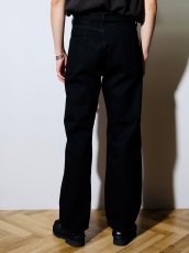 画像4: CALEE  VINTAGE REPRODUCT BLACK STRAIGHT DENIM PANTS (4)