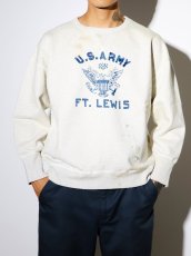 画像3: BOW WOW  REPAIRED DOUBLE V SWEATSHIRT - U.S.ARMY (3)