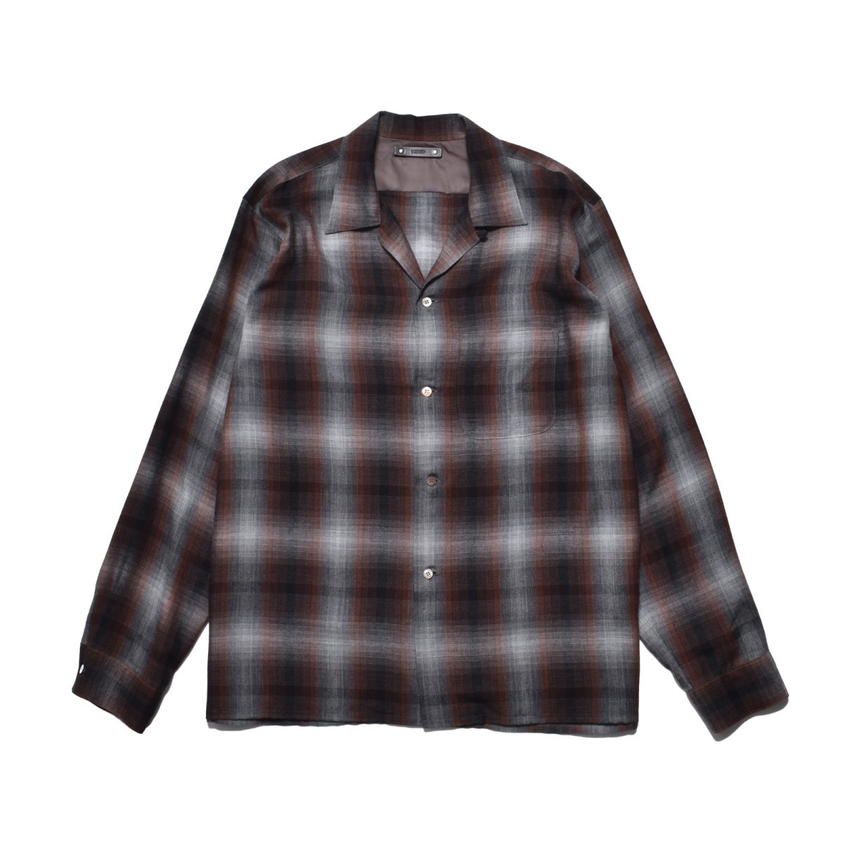 画像19: MINEDENIM  T.Rayon Ombre Open Collar Shirt (19)