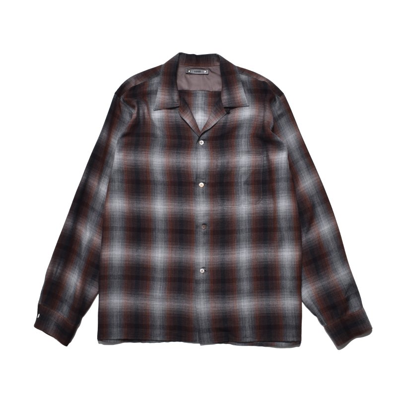 MINEDENIM T.Rayon Ombre Open Collar Shirt MDFBF09501 公式通販