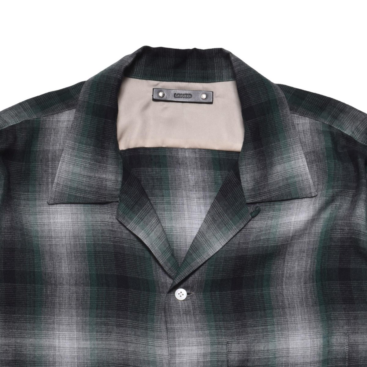 画像14: MINEDENIM  T.Rayon Ombre Open Collar Shirt (14)