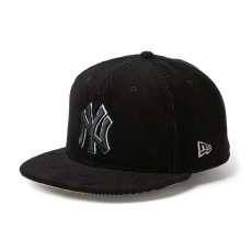 画像1: NEW ERA  59FIFTY Corduroy コーデュロイ ニューヨーク・ヤンキース ブラック (1)