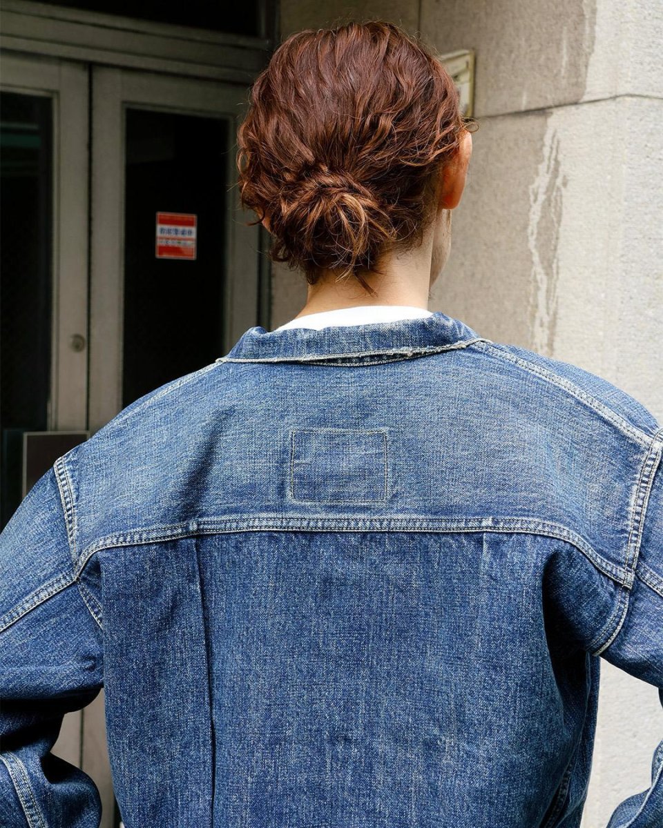 画像6: STANDARD CALIFORNIA  SD Denim Jacket S996 WW II Vintage Wash (6)