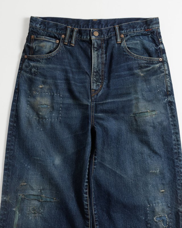 ANACHRONORM REMAKED WIDE 5P DENIM PANTS DARK INDIGO AN469 公式通販