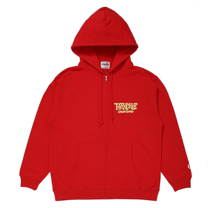 小物 PORKCHOP GARAGE SUPPLY PORKCHOP GARAGE SUPPLY SC LOGO ZIP UP HOODIE P0525 公式通販