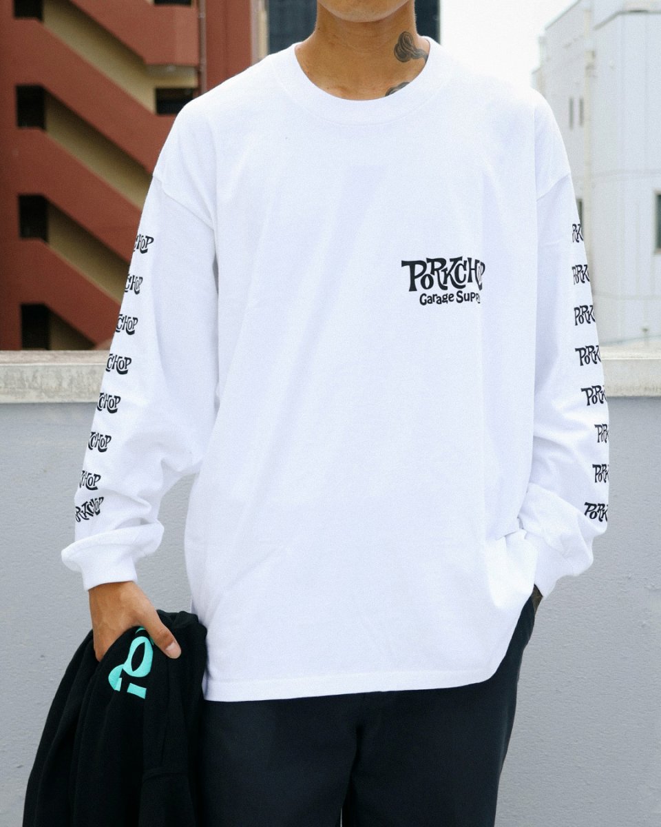 画像3: PORKCHOP GARAGE SUPPLY  SC LOGO L/S TEE (3)