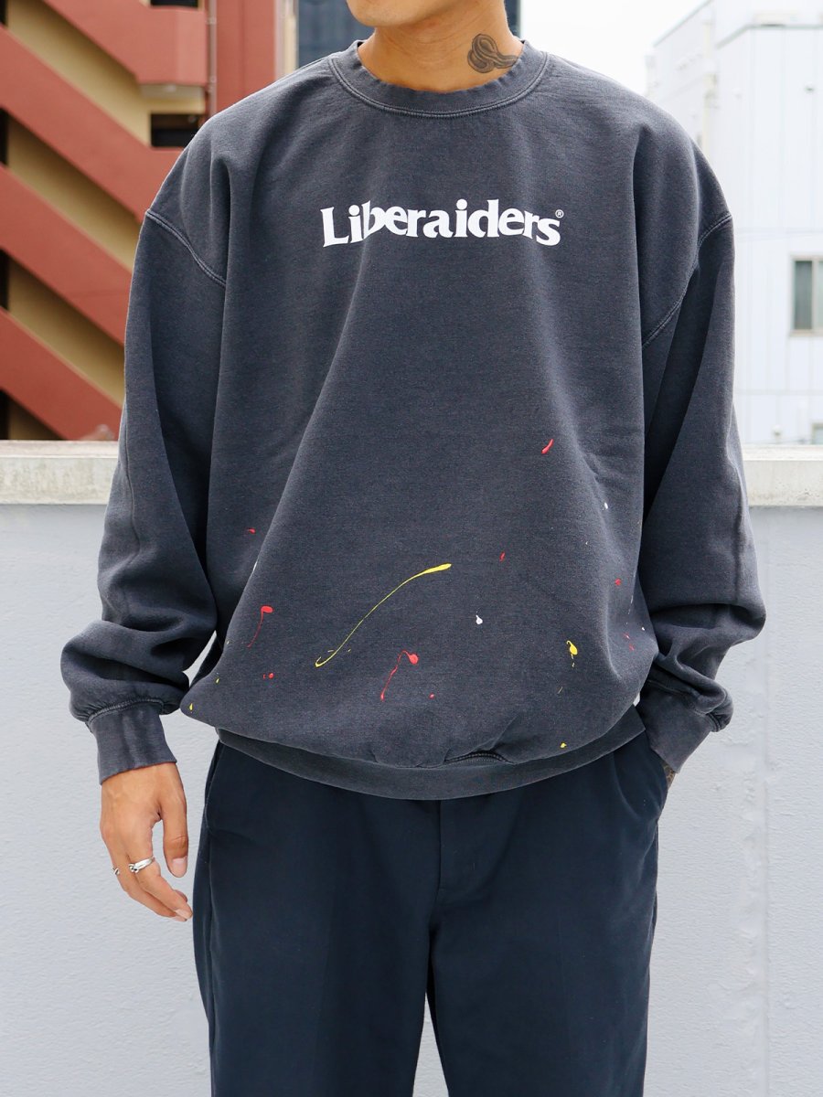 画像3: Liberaiders  PAINT SPLATTER CREWNECK (3)