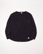 画像2: RADIALL  BIG WAFFLE - BOAT NECK T-SHIRT L/S (2)