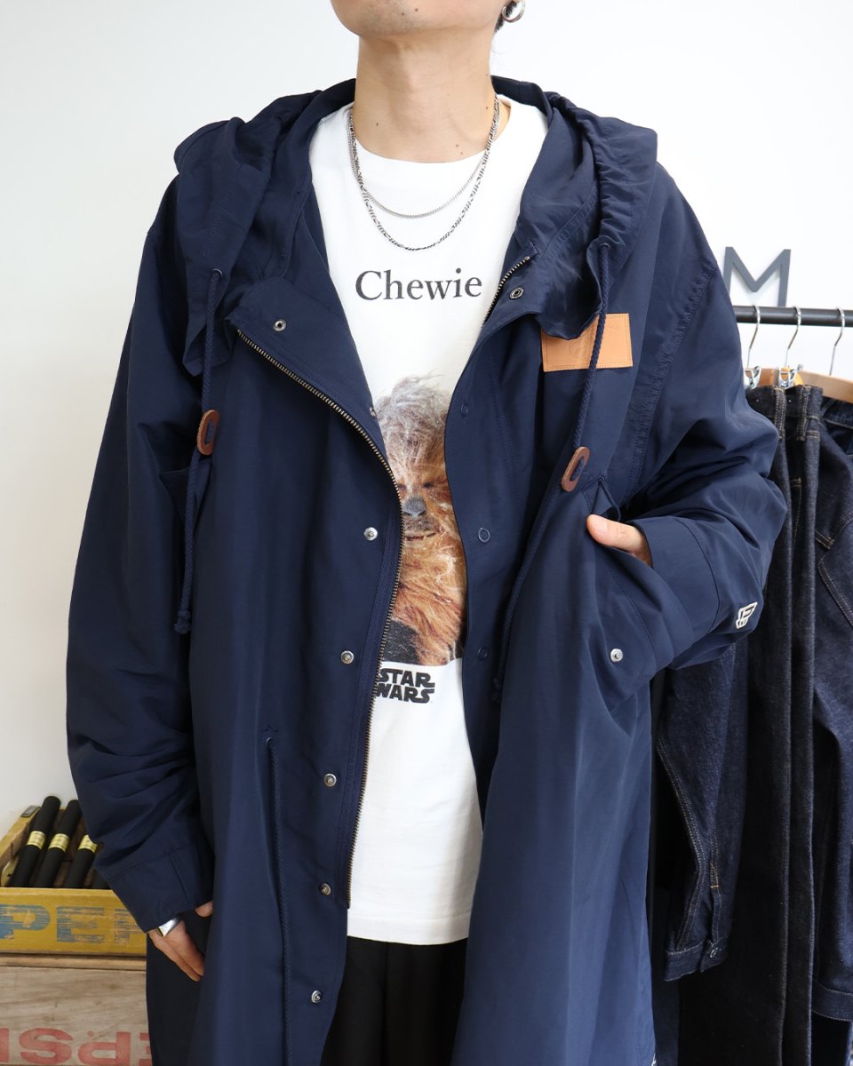 画像6: NEW ERA  フィッシュテール パーカ Direction by Takayuki Ohashi Fish Patch ネイビー | アウトドア (6)