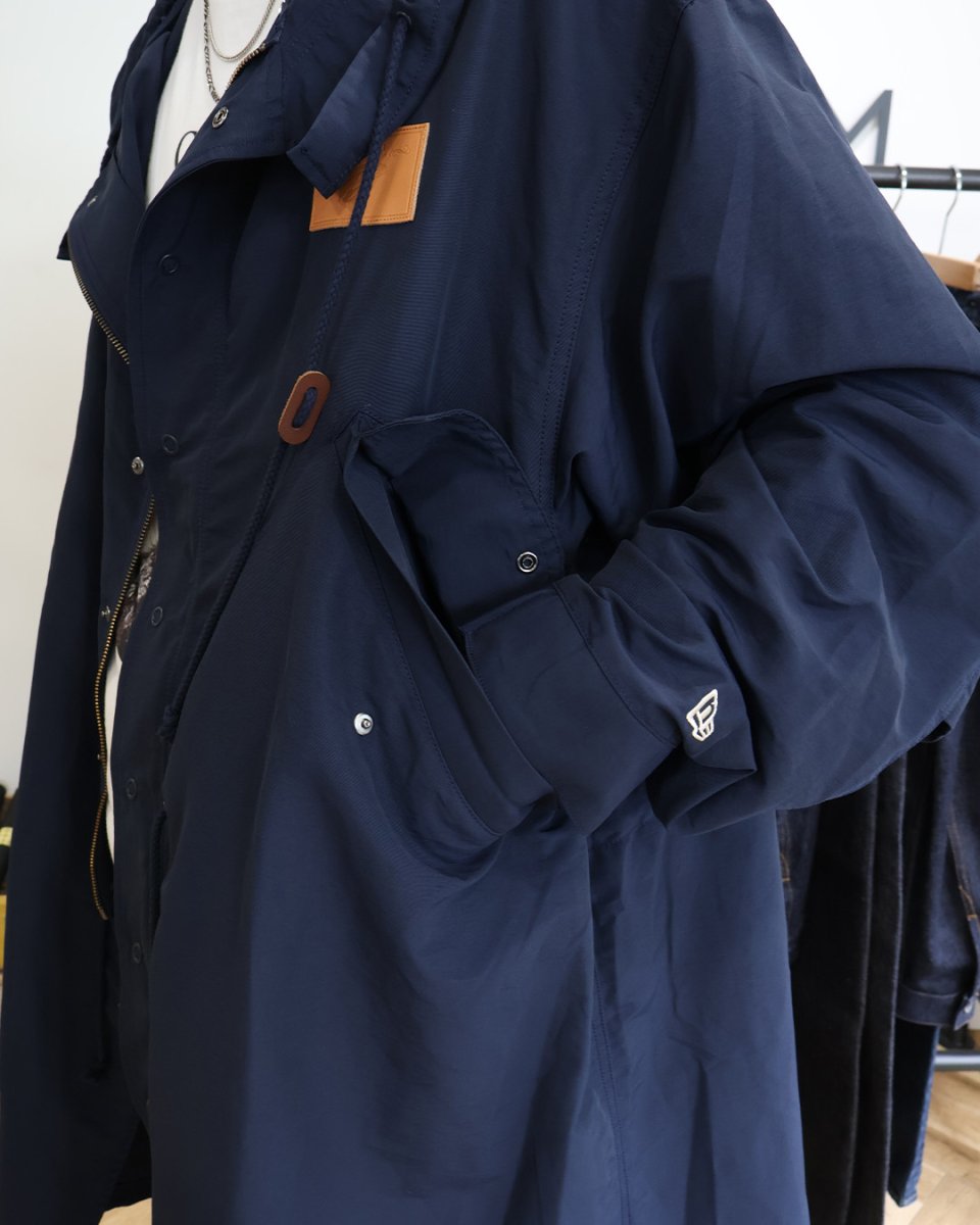 画像7: NEW ERA  フィッシュテール パーカ Direction by Takayuki Ohashi Fish Patch ネイビー | アウトドア (7)
