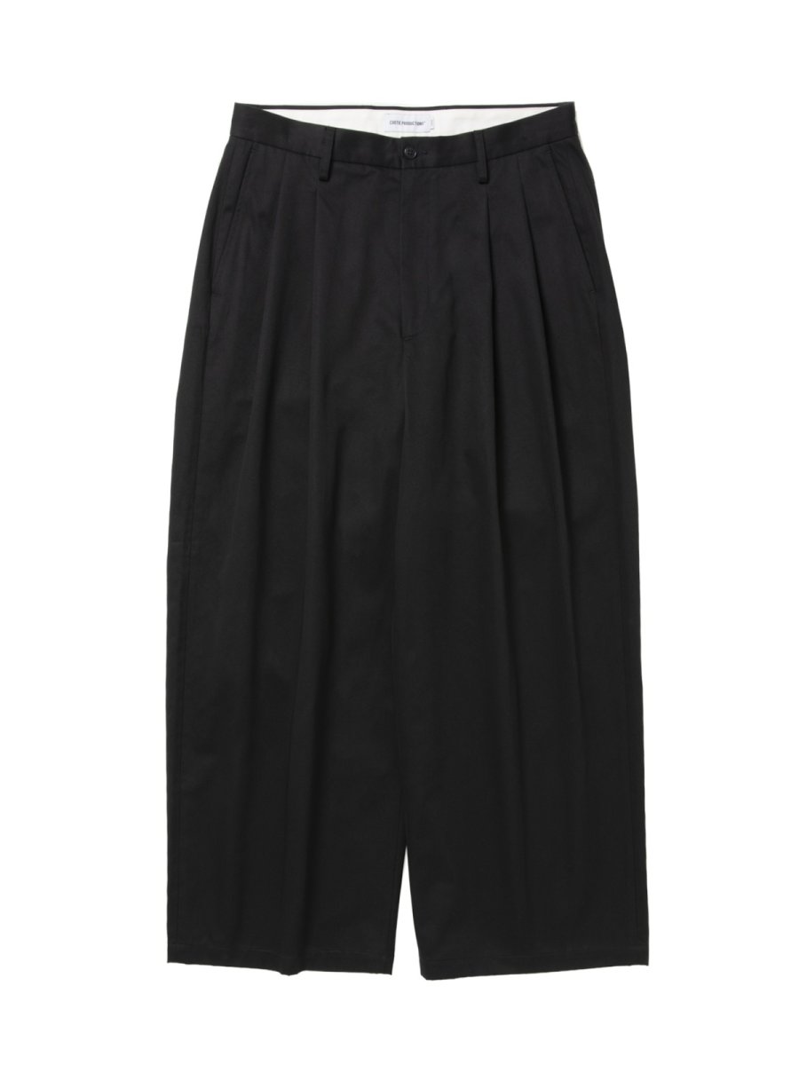 画像1: COOTIE PRODUCTIONS   Cotton Twill 2 Tuck Trousers (1)