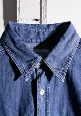 画像2: MASSES  DENIM SHIRT H.WASH (2)
