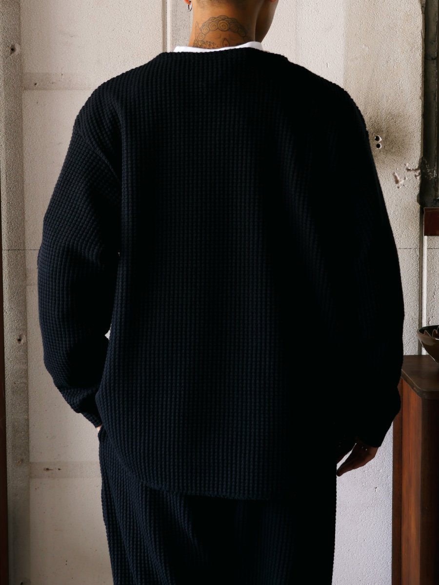 画像4: RADIALL  BIG WAFFLE - BOAT NECK T-SHIRT L/S (4)