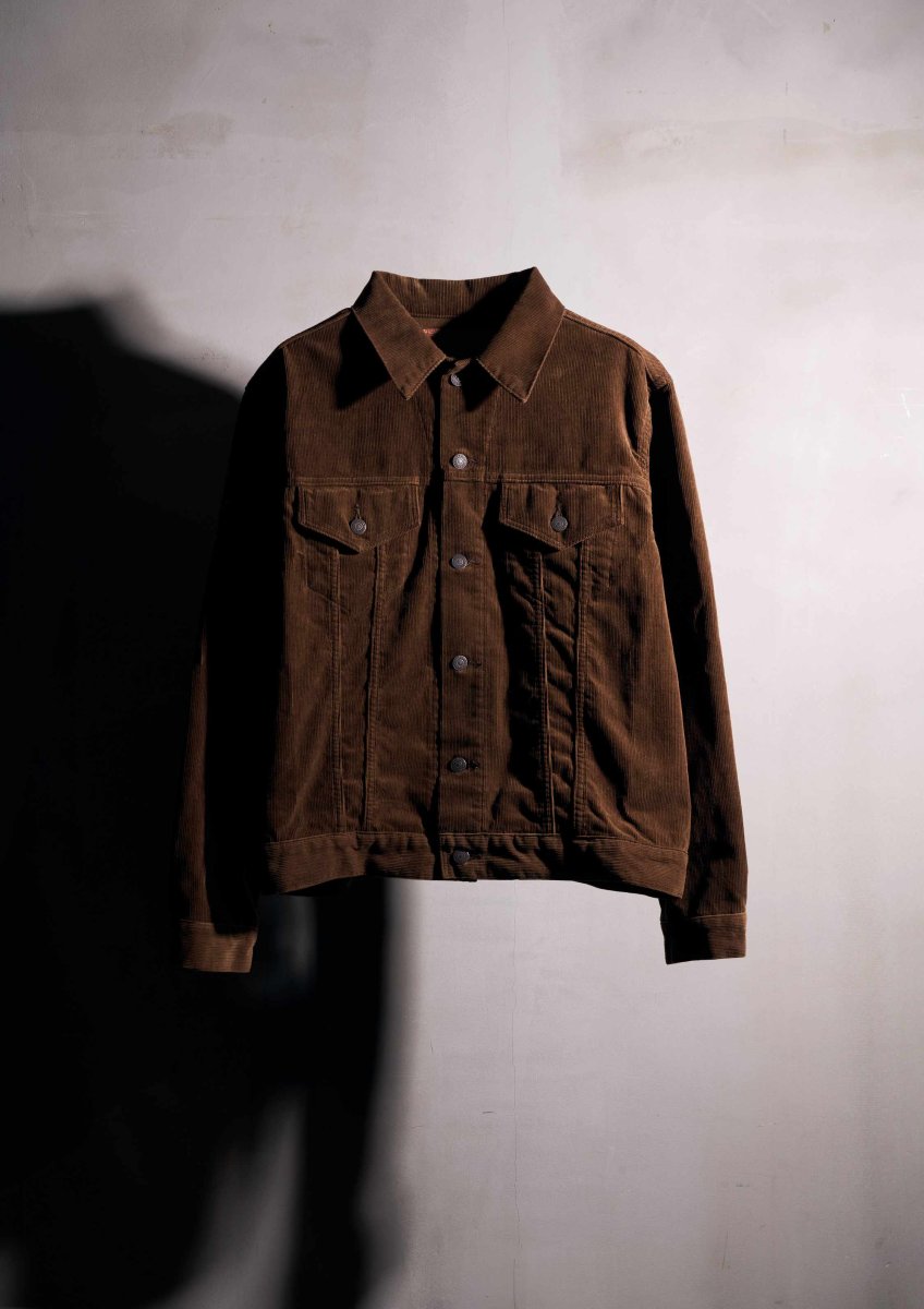 画像1: MASSES  CORDUROY TRUCKER JKT (1)