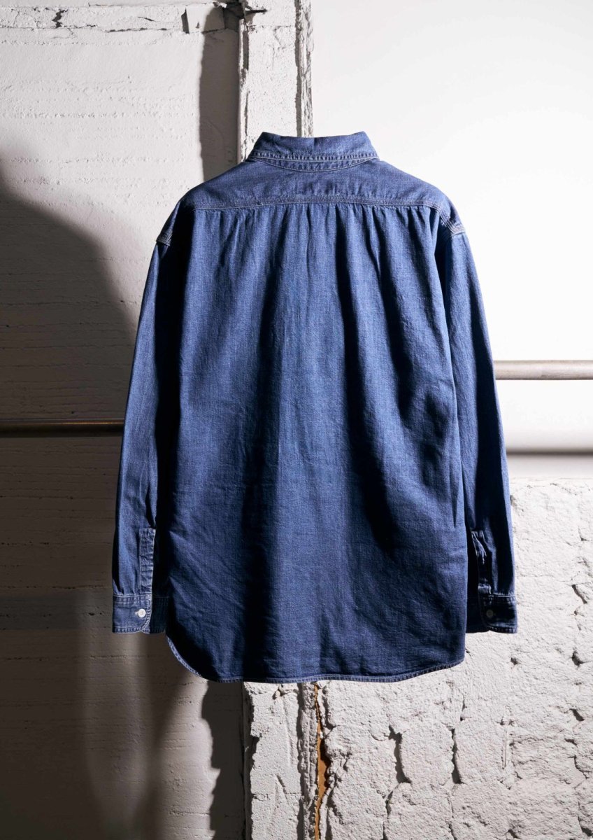 画像4: MASSES  DENIM SHIRT H.WASH (4)