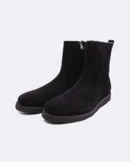 画像2: MINEDENIM  Suede Leather Side Zipper Boots Zipper Boots (2)