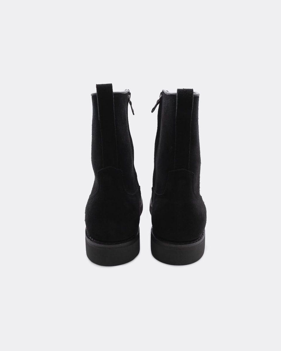 画像5: MINEDENIM  Suede Leather Side Zipper Boots Zipper Boots (5)