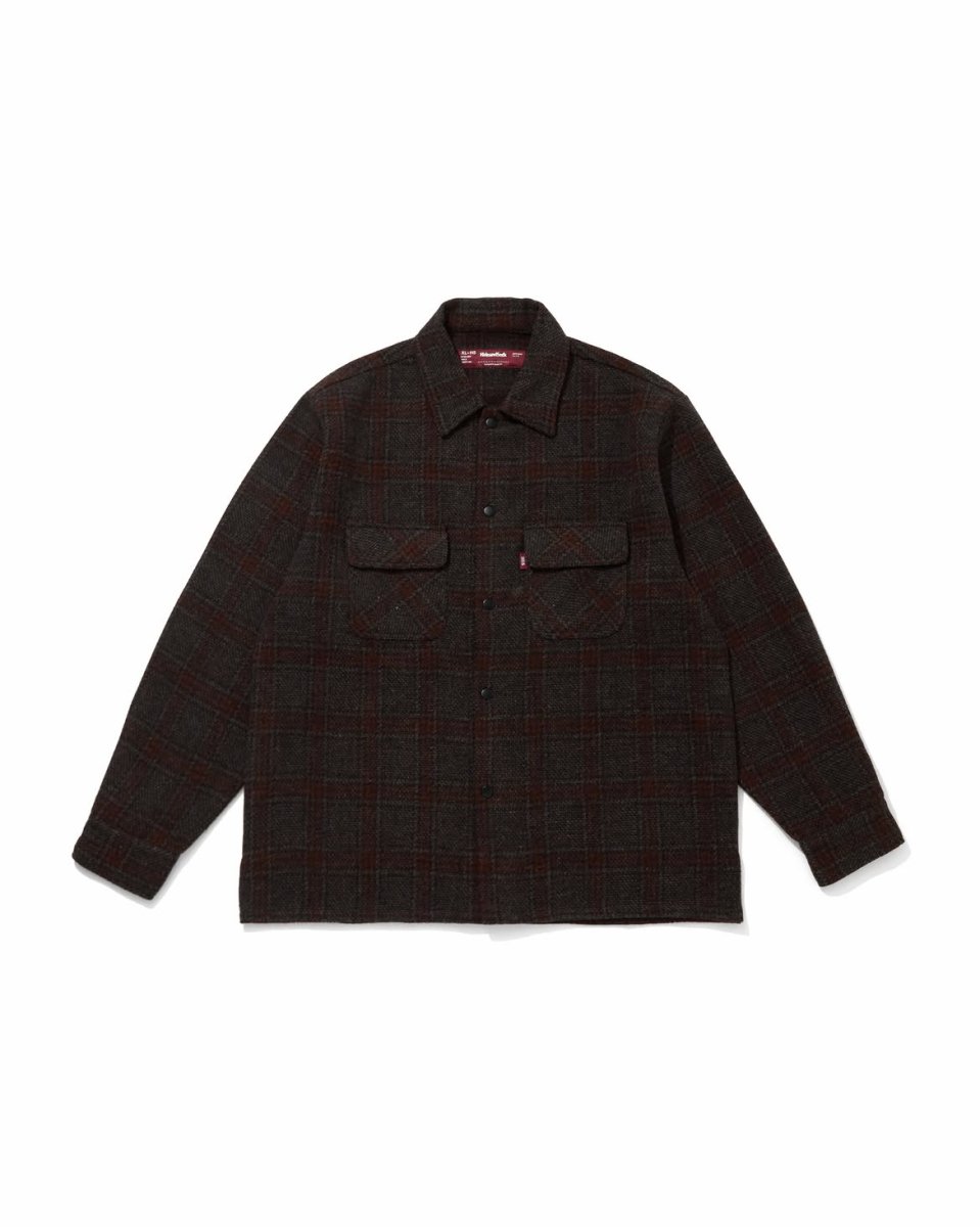 画像6: HideandSeek  Wool CPO L/S Shirt(26aw) (6)