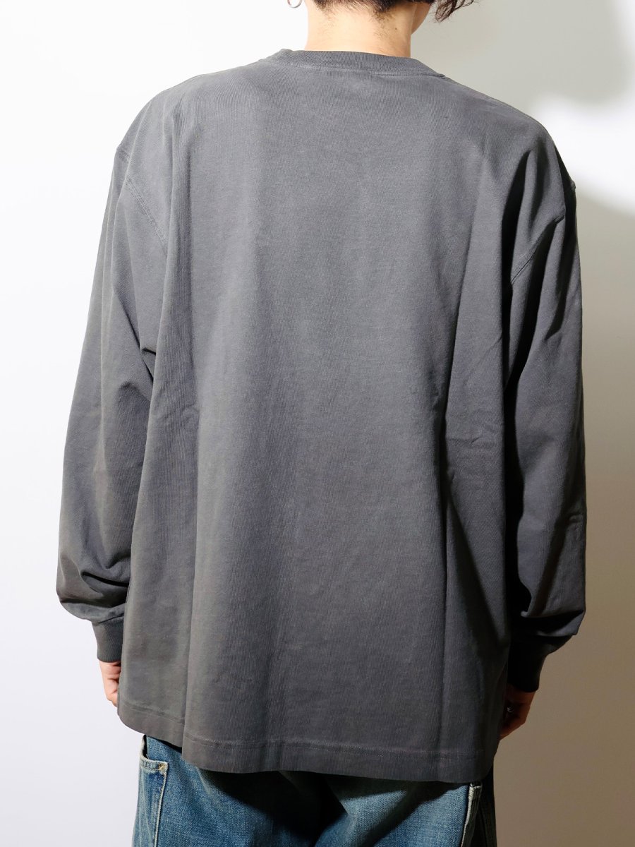 画像4: CARHARTT WIP  L/S Vista T-Shirt - Black, Garment dyed (4)