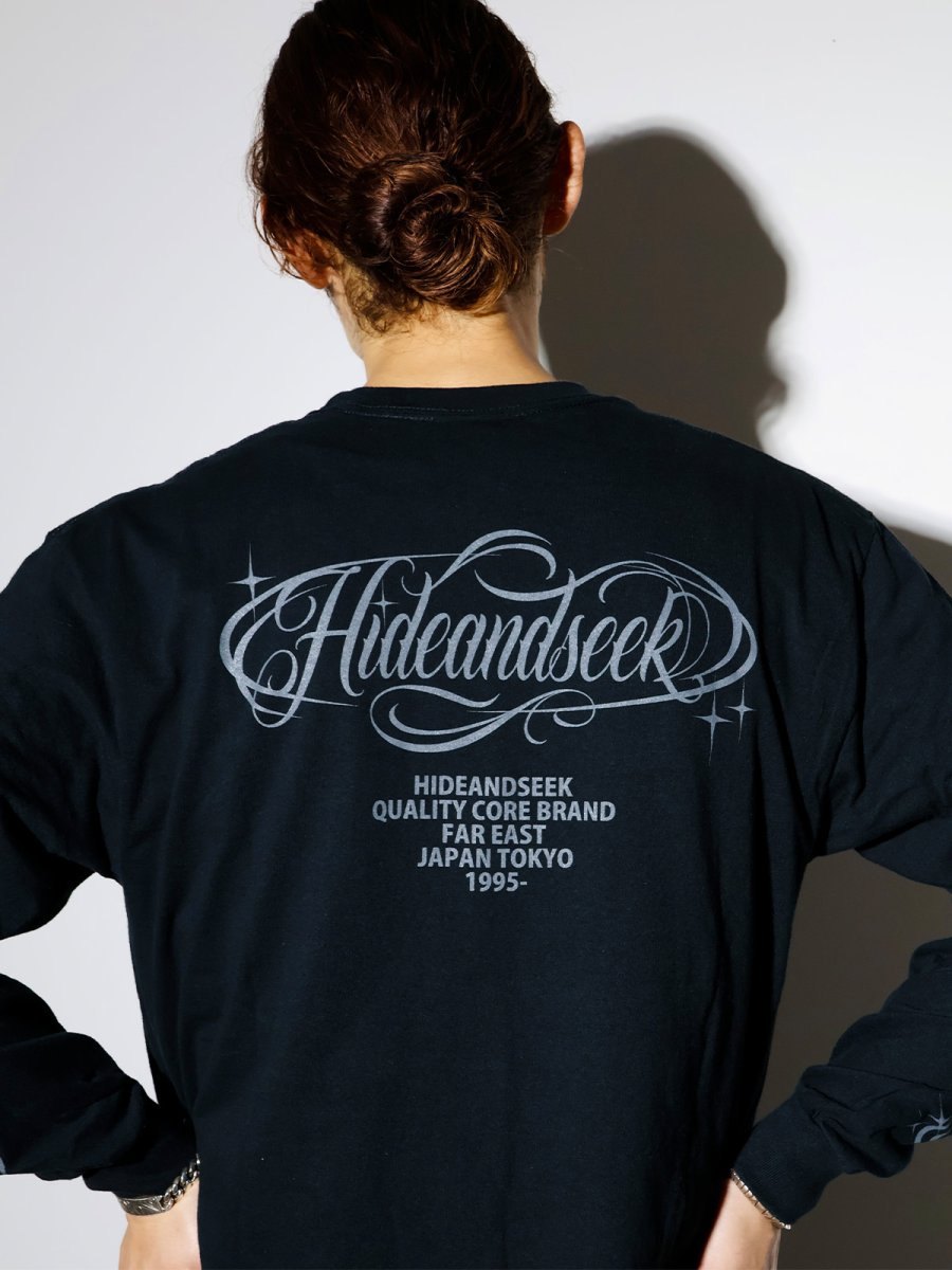 画像6: HideandSeek  Calligraphy L/S Tee(26aw) (6)