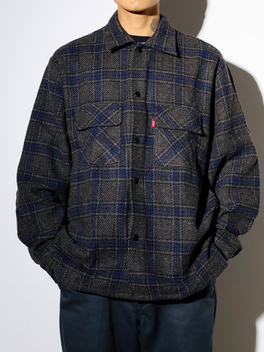画像3: HideandSeek  Wool CPO L/S Shirt(26aw) (3)