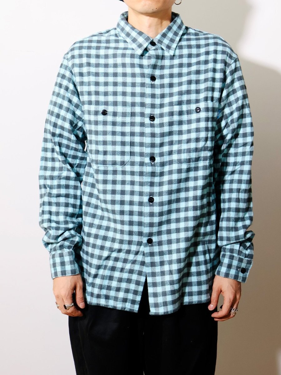 画像2: CHALLENGER  GINGHAM FLANNEL SHIRT (2)