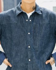 画像6: nonnative  RANCHER L/S SHIRT COTTON 11oz DENIM OW (6)