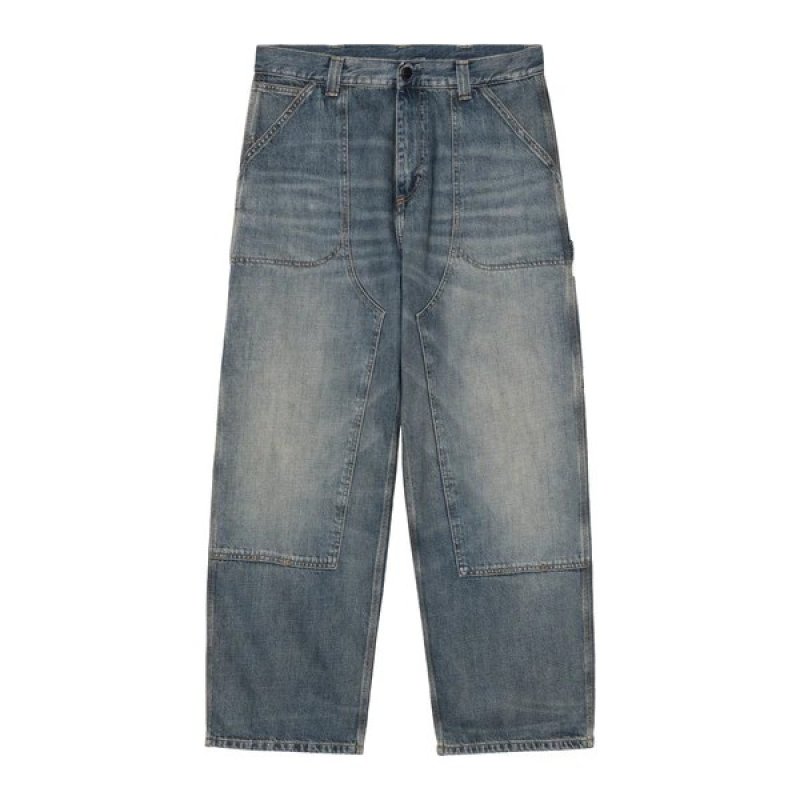 CARHARTT WIP Oakland Pant - Blue, Worn used wash I037533 公式通販