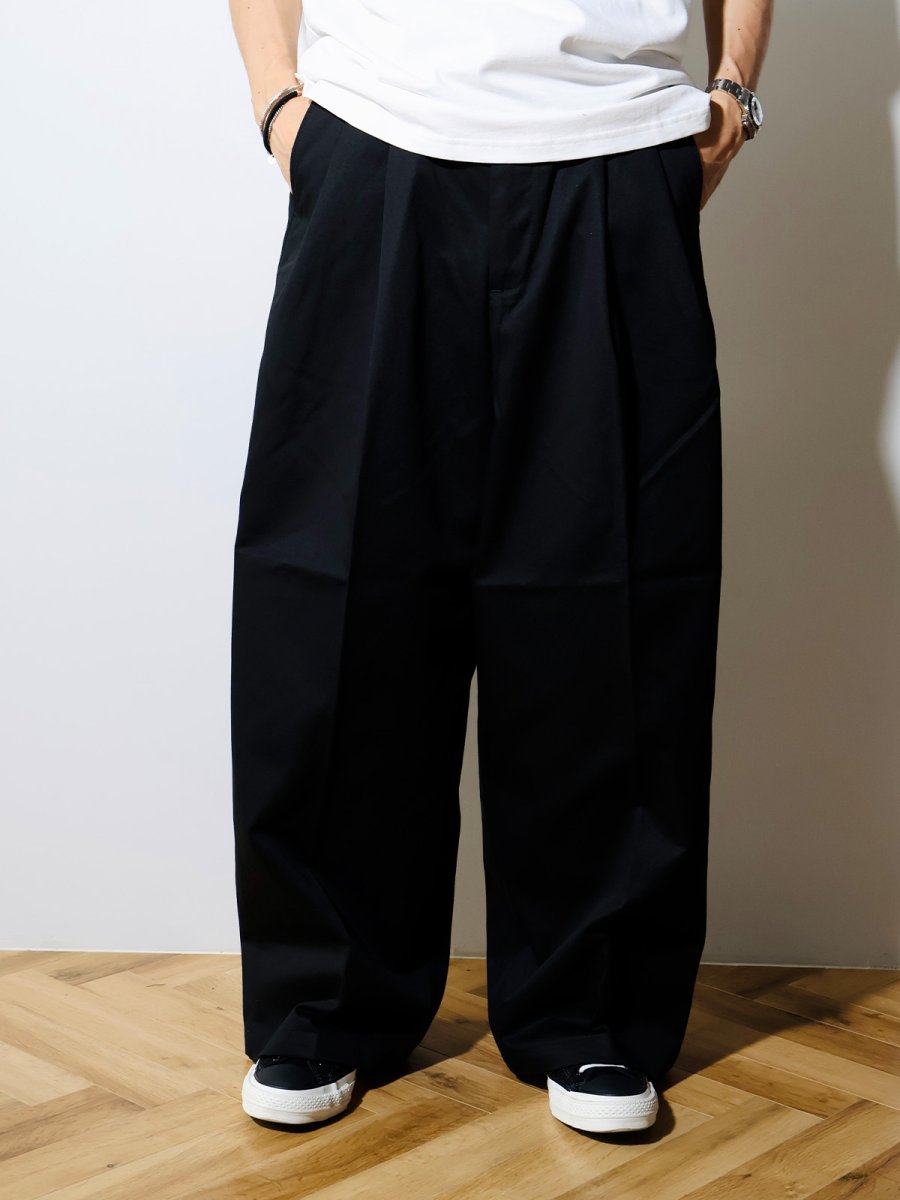 画像4: COOTIE PRODUCTIONS   Cotton Twill 2 Tuck Trousers (4)