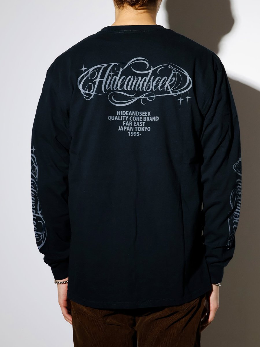 画像5: HideandSeek  Calligraphy L/S Tee(26aw) (5)