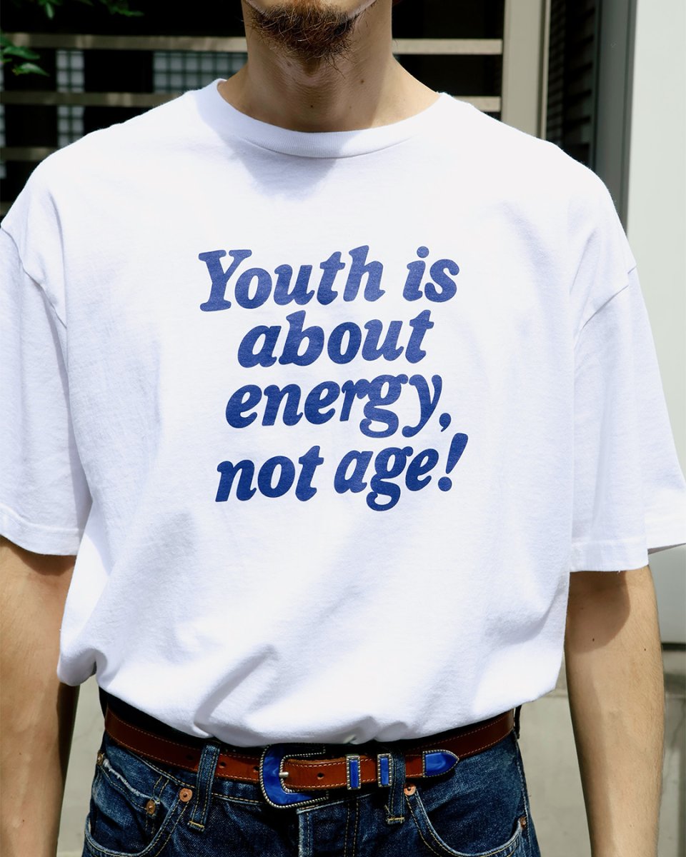 画像8: MINEDENIM  Youth is about energy Crewneck Tee (8)