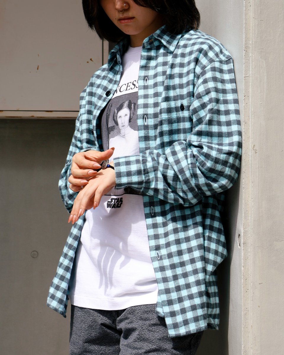 画像3: CHALLENGER  GINGHAM FLANNEL SHIRT (3)