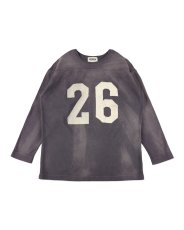 画像1: BOW WOW  NUMBERED FADED FOOTBALL SHIRT (1)