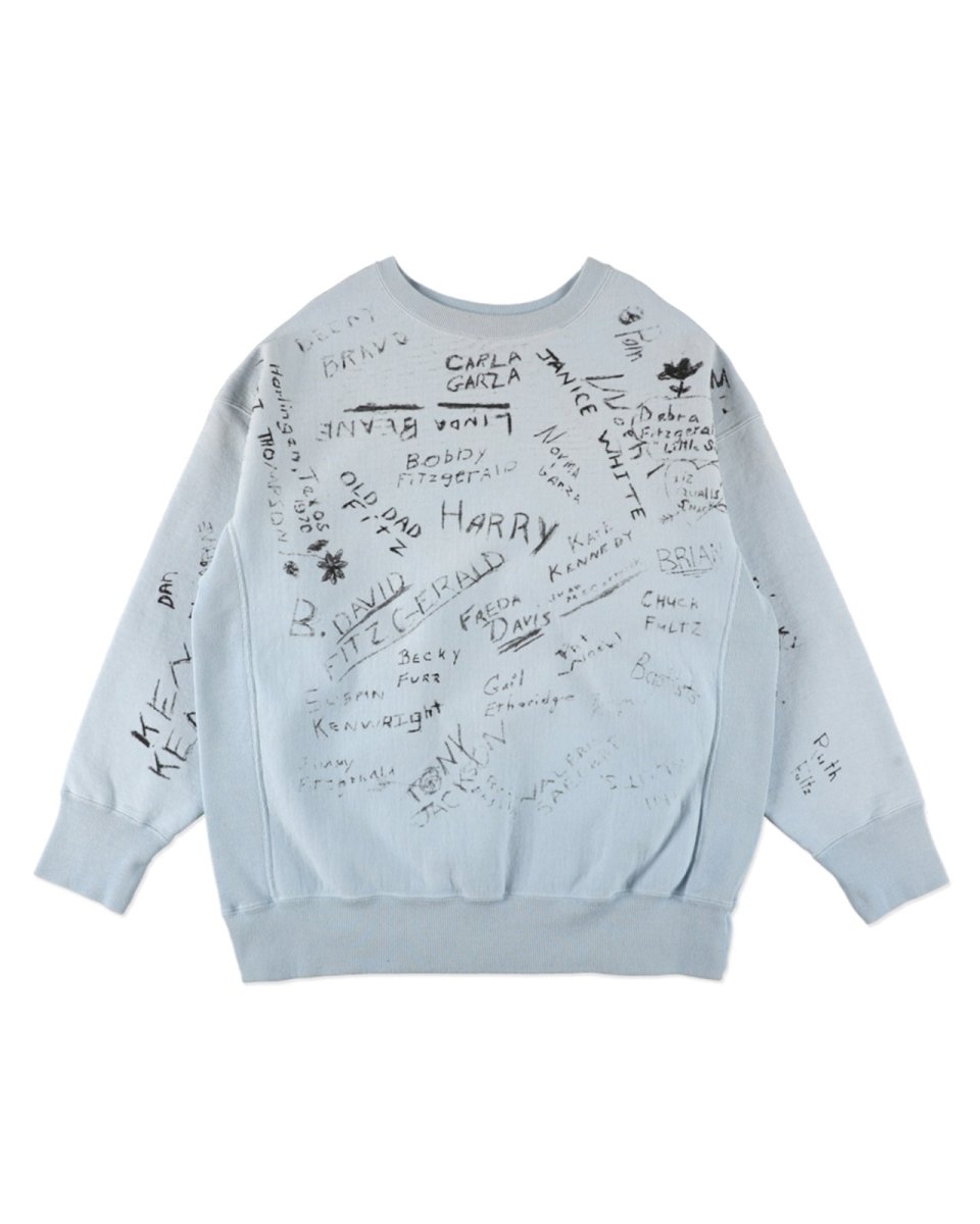 画像1: BOW WOW  HANDWRITTEN MEMORIAL SWEATSHIRT (1)