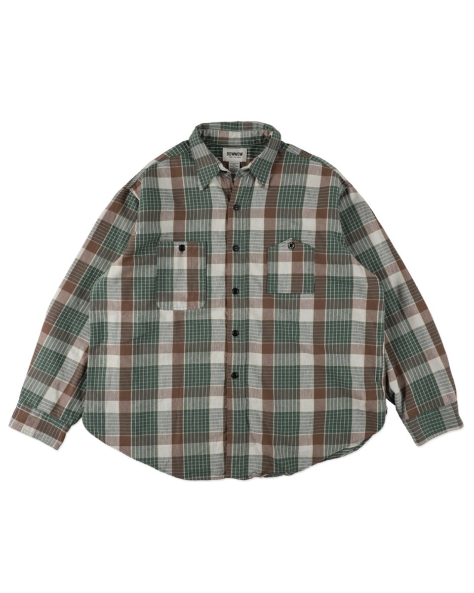 画像1: BOW WOW  MOUNTAIN POCKET FLANNEL SHIRT (1)