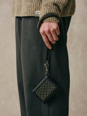 画像6: CALEE  ROUND STUDS LEATHER MULTI WALLET (6)