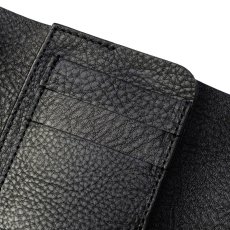 画像5: CALEE  ROUND STUDS LEATHER FLAP HALF WALLET (5)