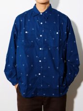画像3: CALEE  CROSS PATTERN BANDANA CLOTH SH (3)