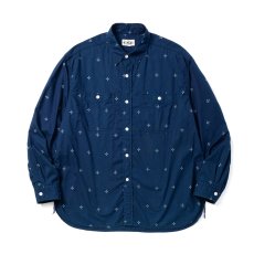 画像1: CALEE  CROSS PATTERN BANDANA CLOTH SH (1)