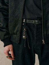 画像4: CALEE  STUDS LEATHER CHARM KEY RING (4)