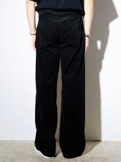 画像4: MINEDENIM  Black Corduroy Wide Straight 5pocket Pants (4)