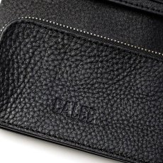 画像4: CALEE  ROUND STUDS LEATHER FLAP HALF WALLET (4)