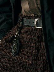 画像4: CALEE  ROUND STUDS LEATHER KEY RING ＜TYPE A＞ (4)