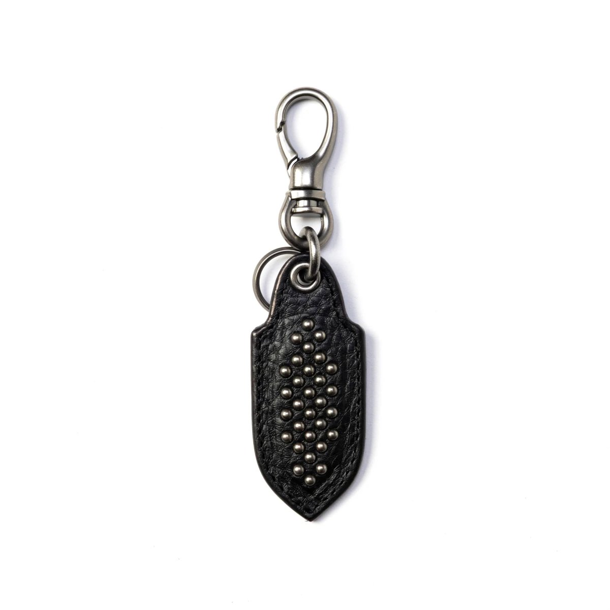 画像1: CALEE  ROUND STUDS LEATHER KEY RING ＜TYPE A＞ (1)
