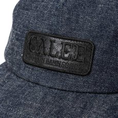 画像4: CALEE  LEATHER WAPPEN DENIM CAP (4)
