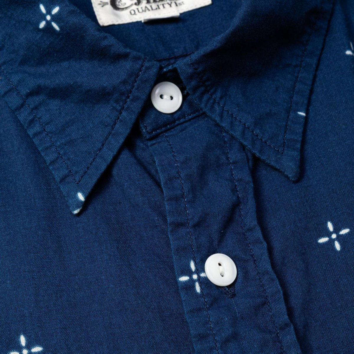 画像6: CALEE  CROSS PATTERN BANDANA CLOTH SH (6)
