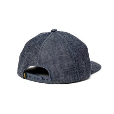 画像3: CALEE  LEATHER WAPPEN DENIM CAP (3)