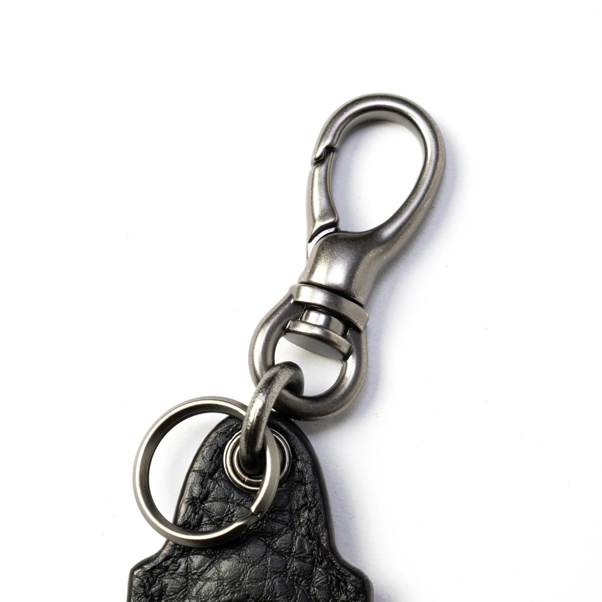 画像2: CALEE  ROUND STUDS LEATHER KEY RING ＜TYPE A＞ (2)