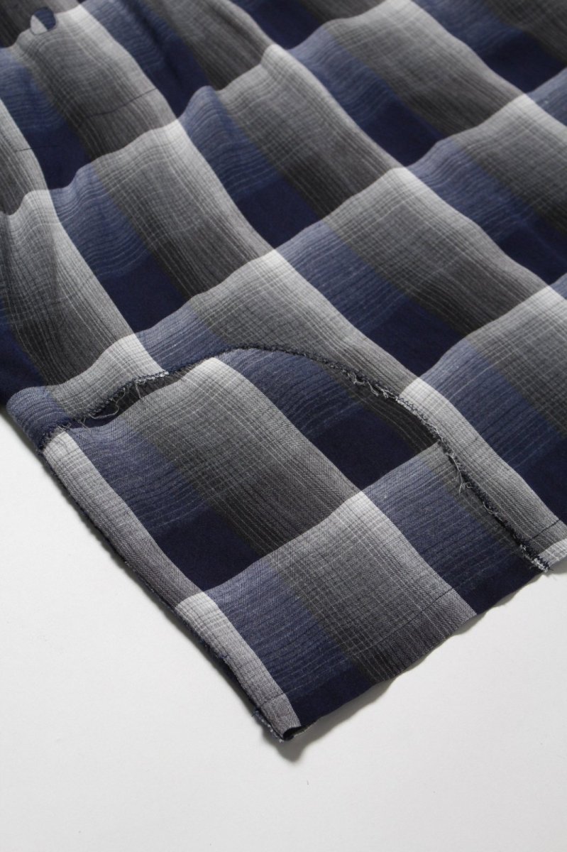 画像9: BOW WOW  CHECK RAYON SHIRT (9)