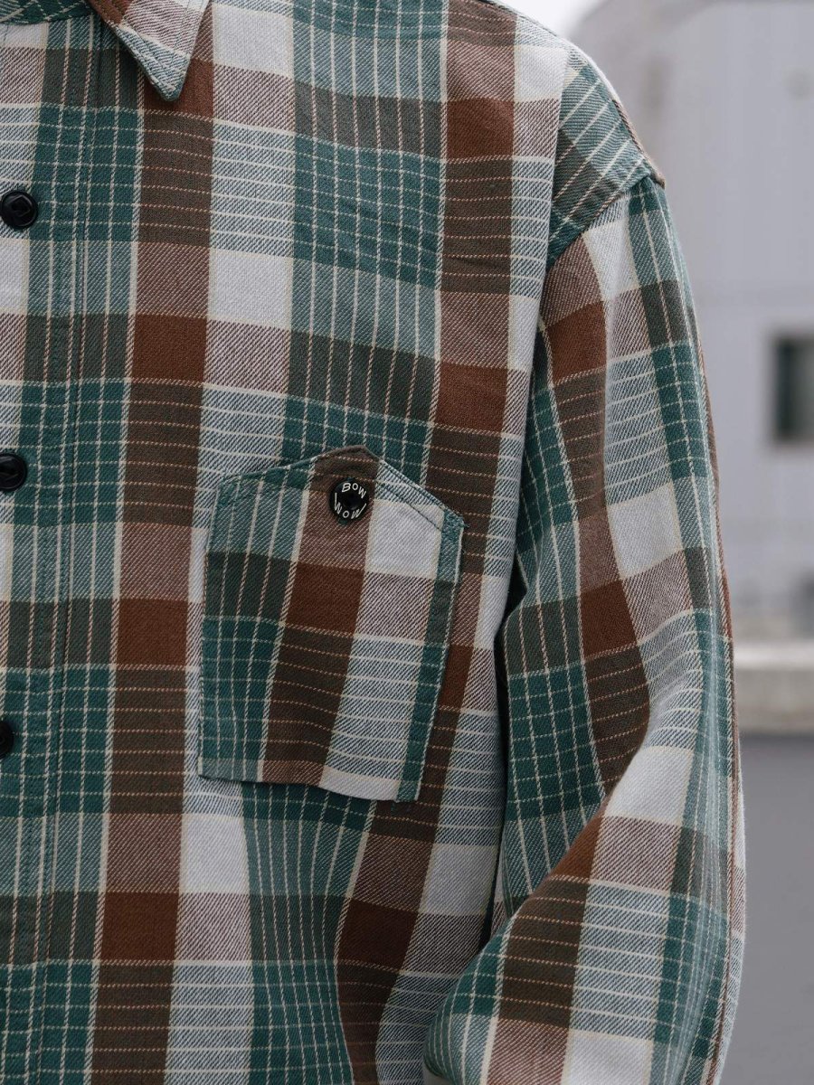 画像4: BOW WOW  MOUNTAIN POCKET FLANNEL SHIRT (4)
